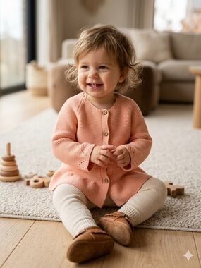 RISE LITTLE EARTHLING BABYCARDIGAN